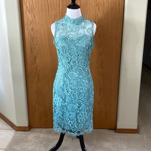 COPY - Littlesmilt mint green cocktail dress size small